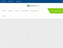 Tablet Screenshot of globalbahce.com